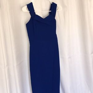 Designer Ming Blue cocktail dress